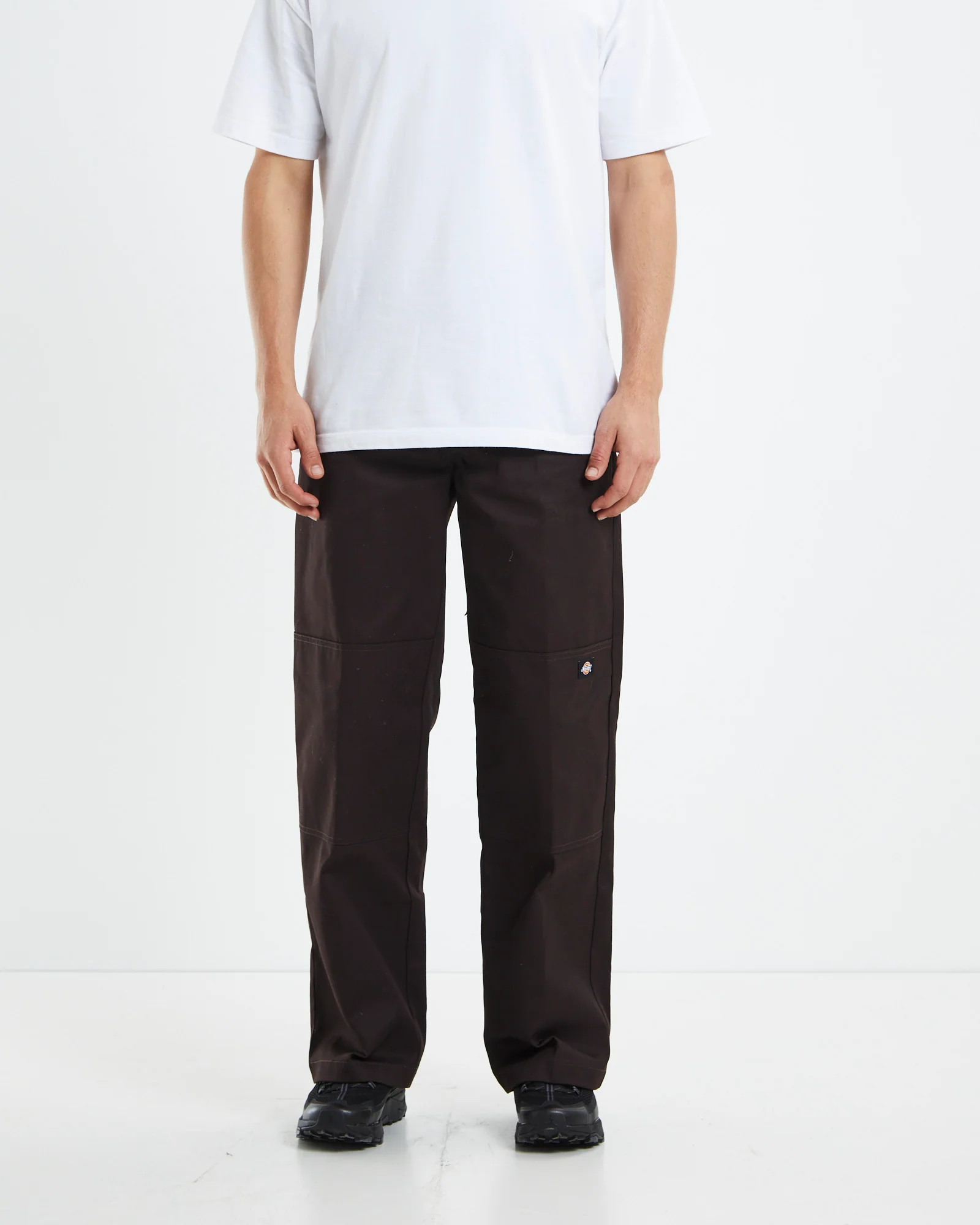 85-283 Loose Fit Pants Dark Brown