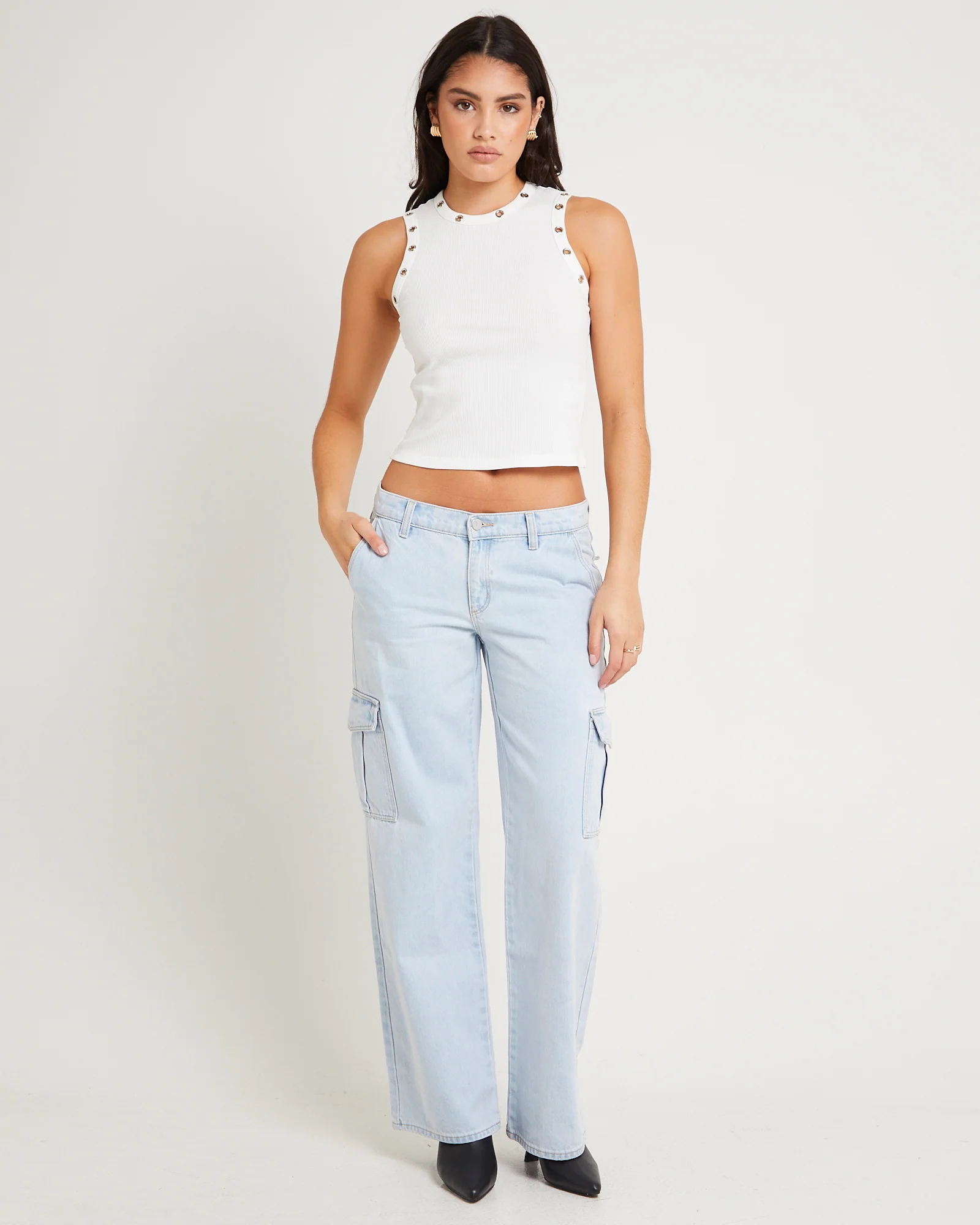 99 Low & Wide Cargo Jeans Hadley