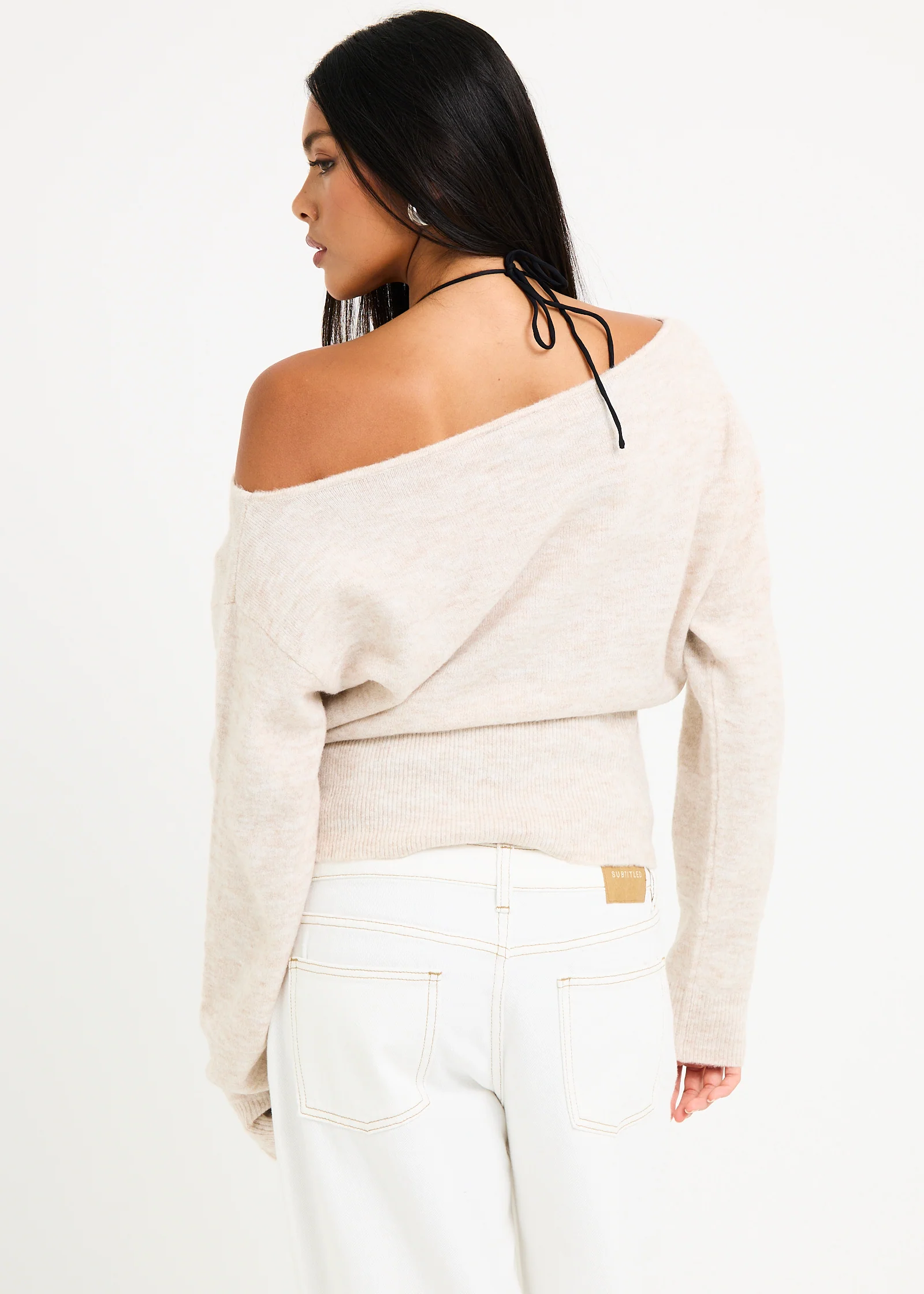Bailey Off Shoulder Knit Top - Image 2