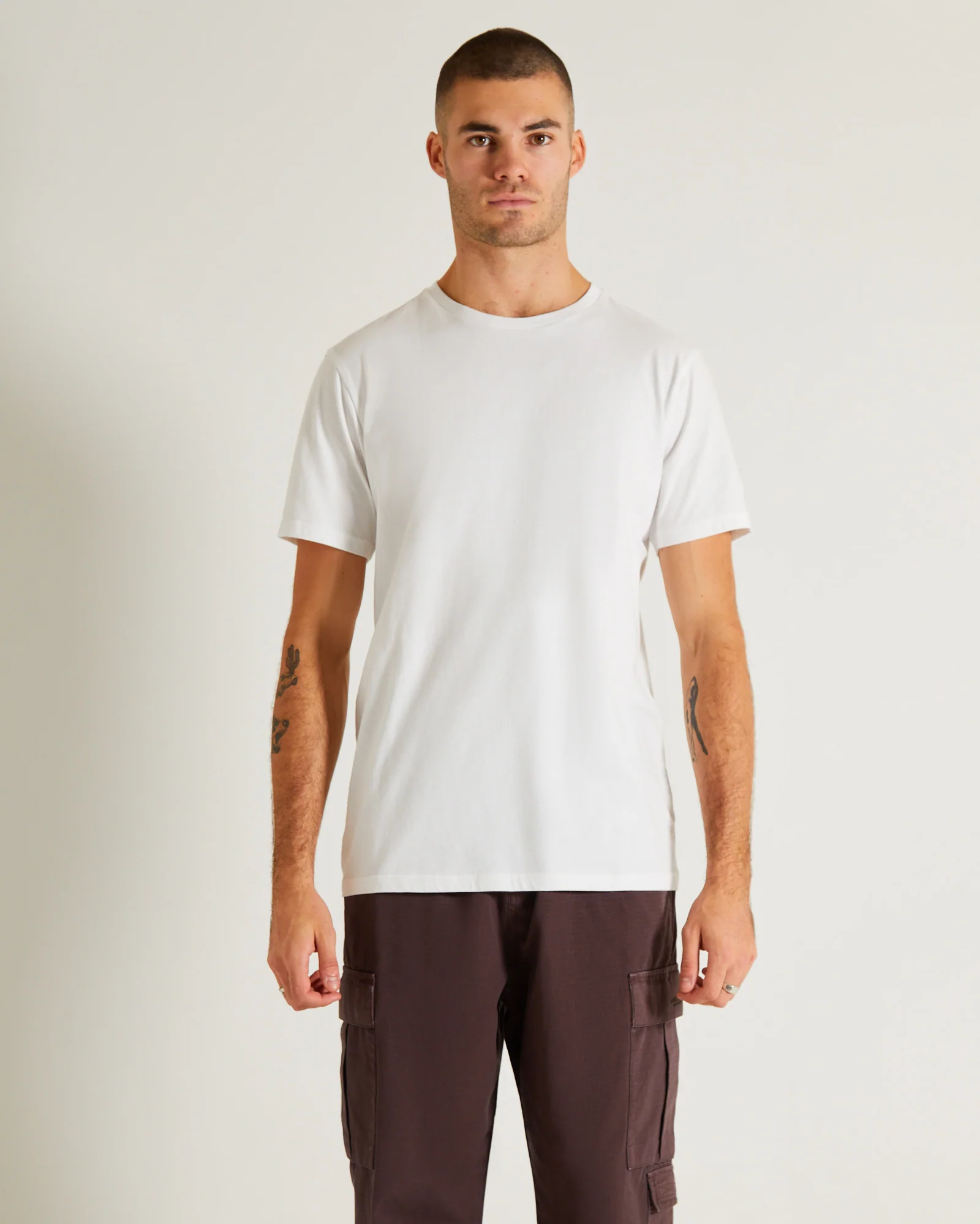 Basic Crew Neck Short Sleeve T-Shirt