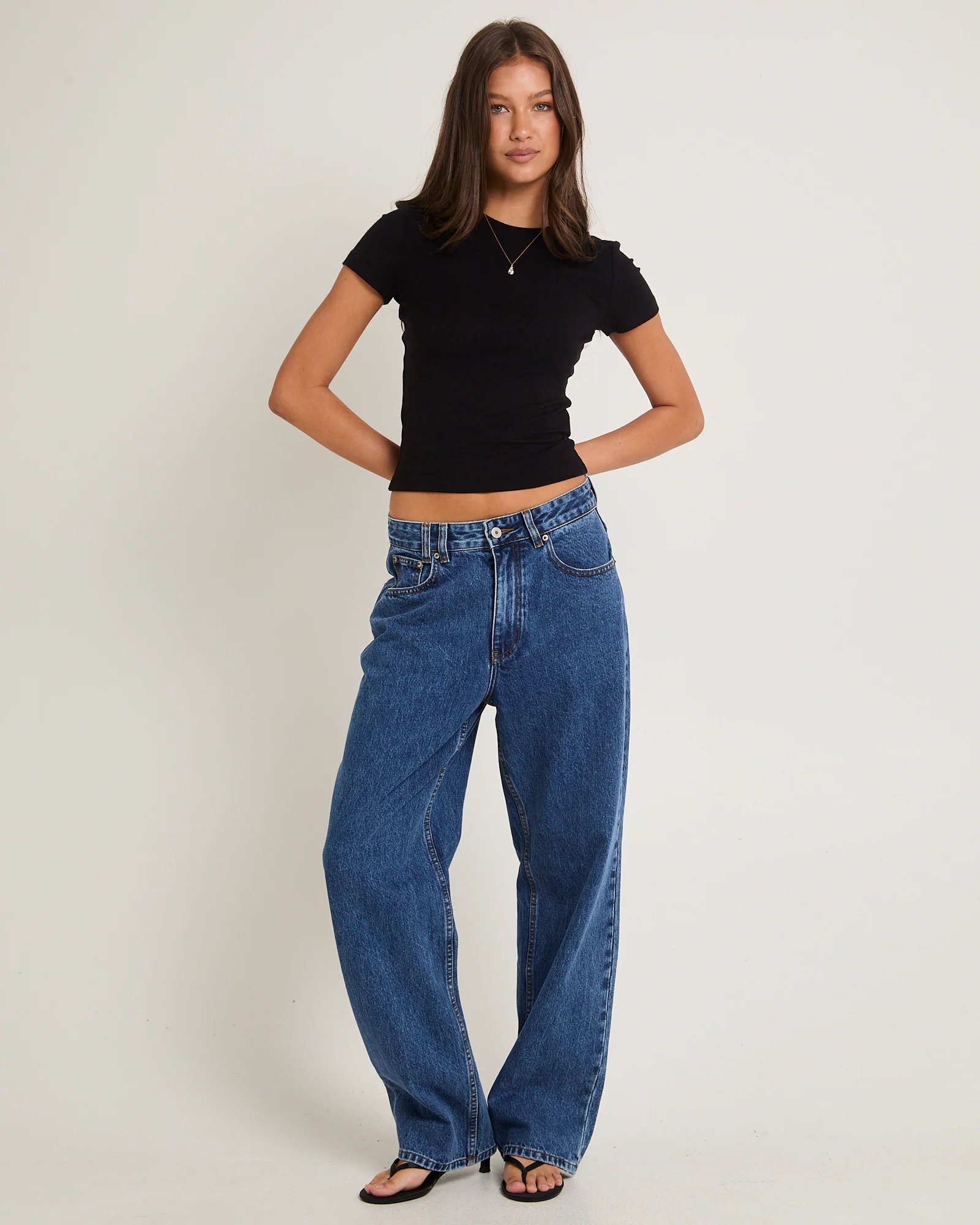 Bobby Baggy Dad Denim Jeans Petite
