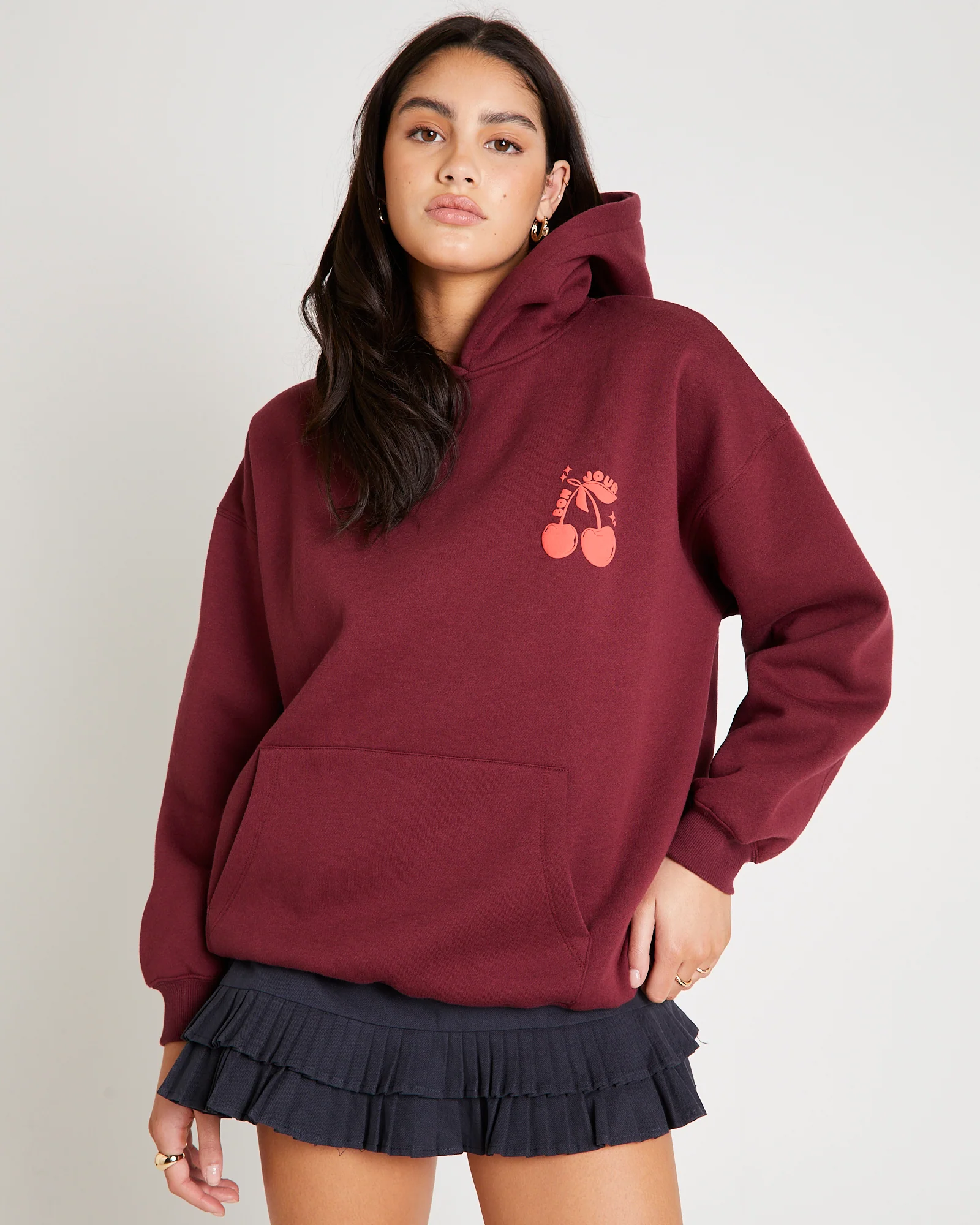 Bonjour Oversized Hoodie
