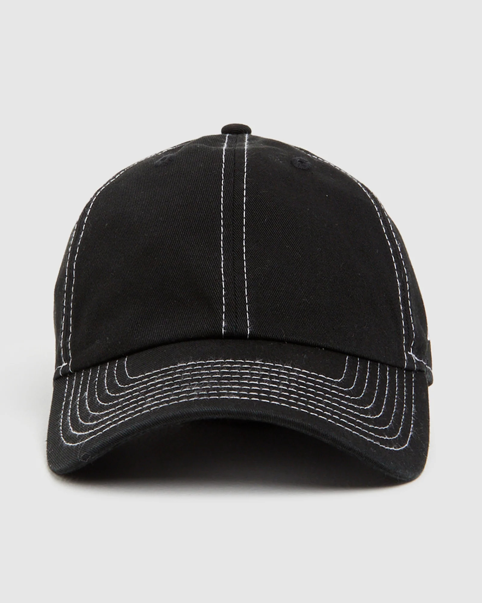 Casual Classic Contrast Cap Black/White