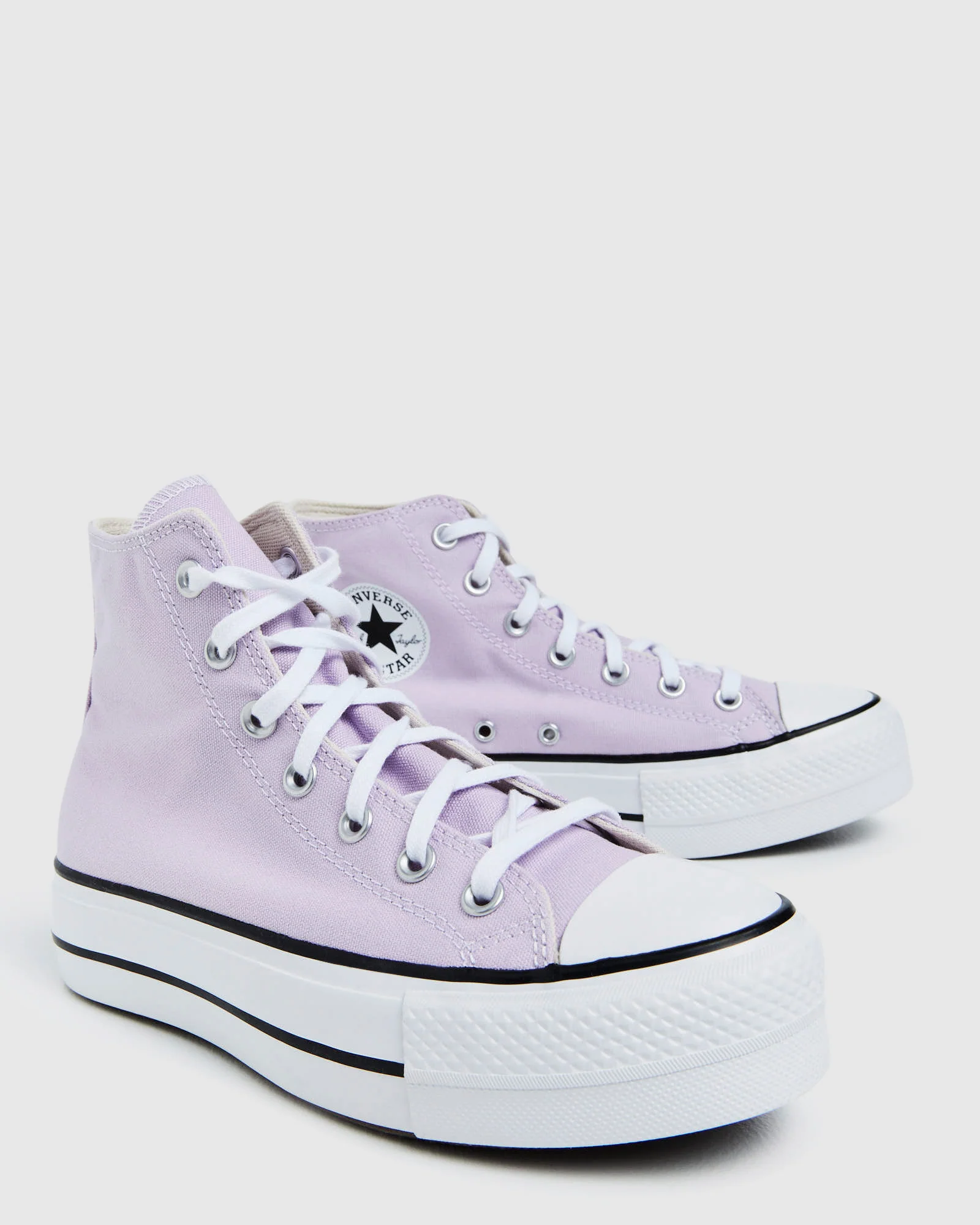 Chuck Taylor All Star Lift Platform Canvas Sneakers Purple