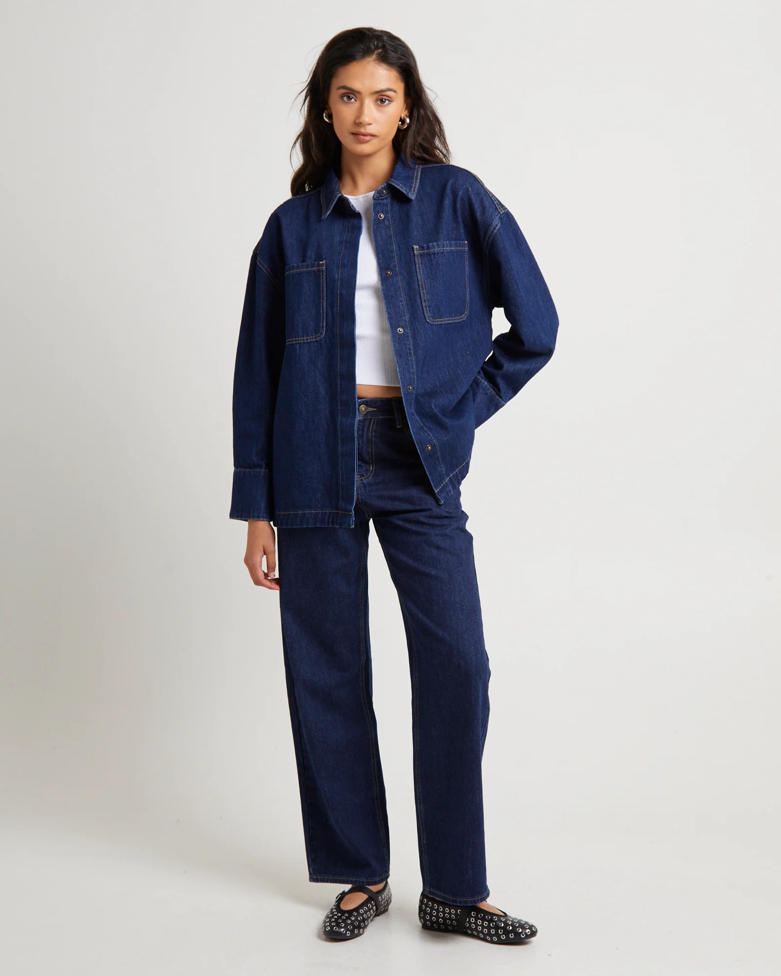 Denim Shacket