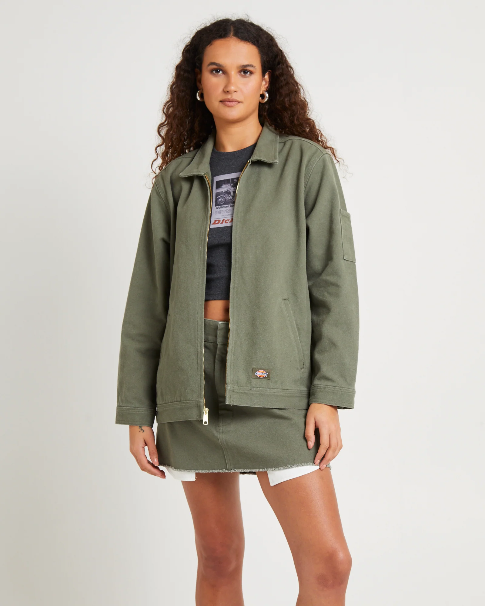 Eisenhower Lined Washed Canvas Jacket