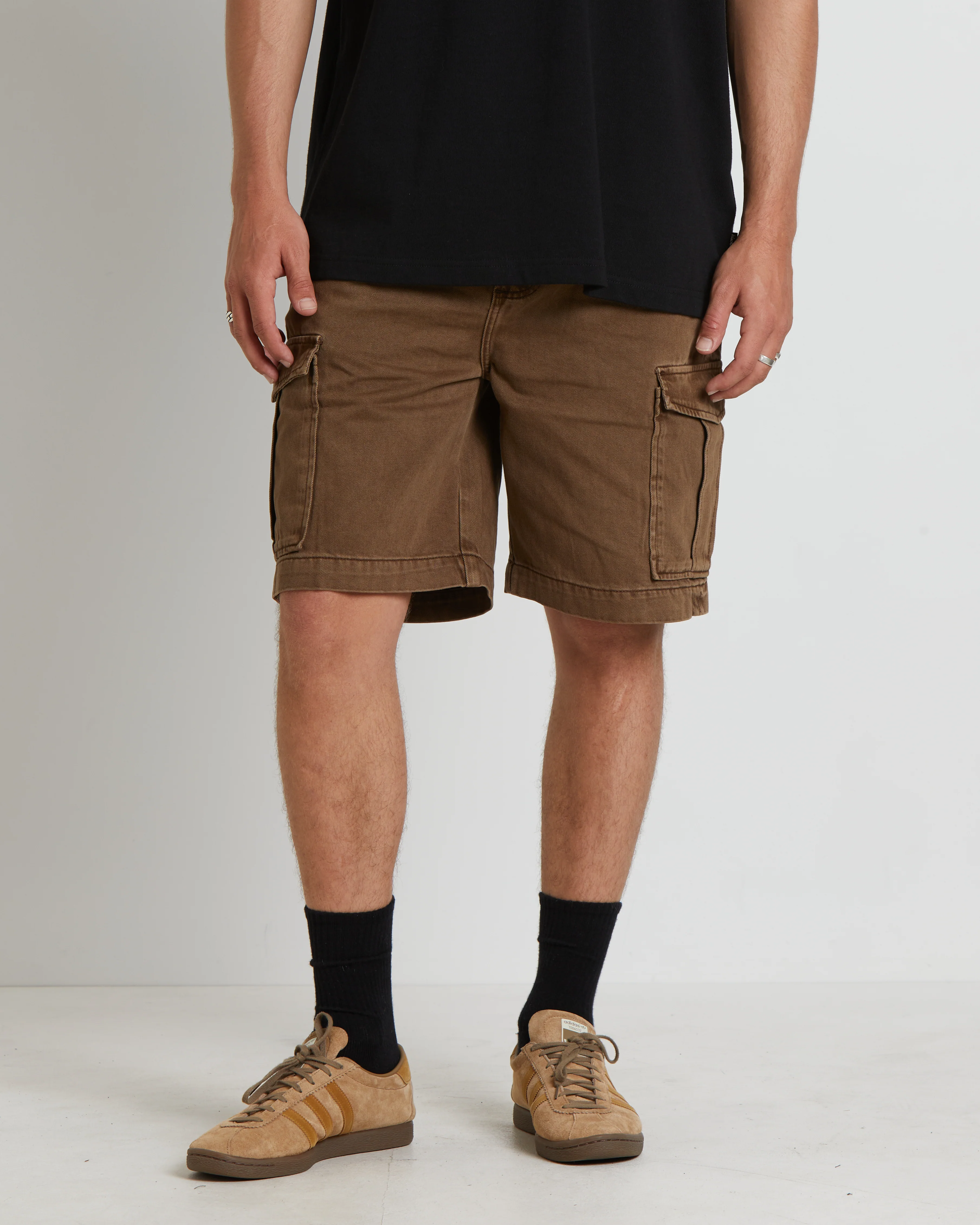 Ezy Trade Cargo Shorts in Brown