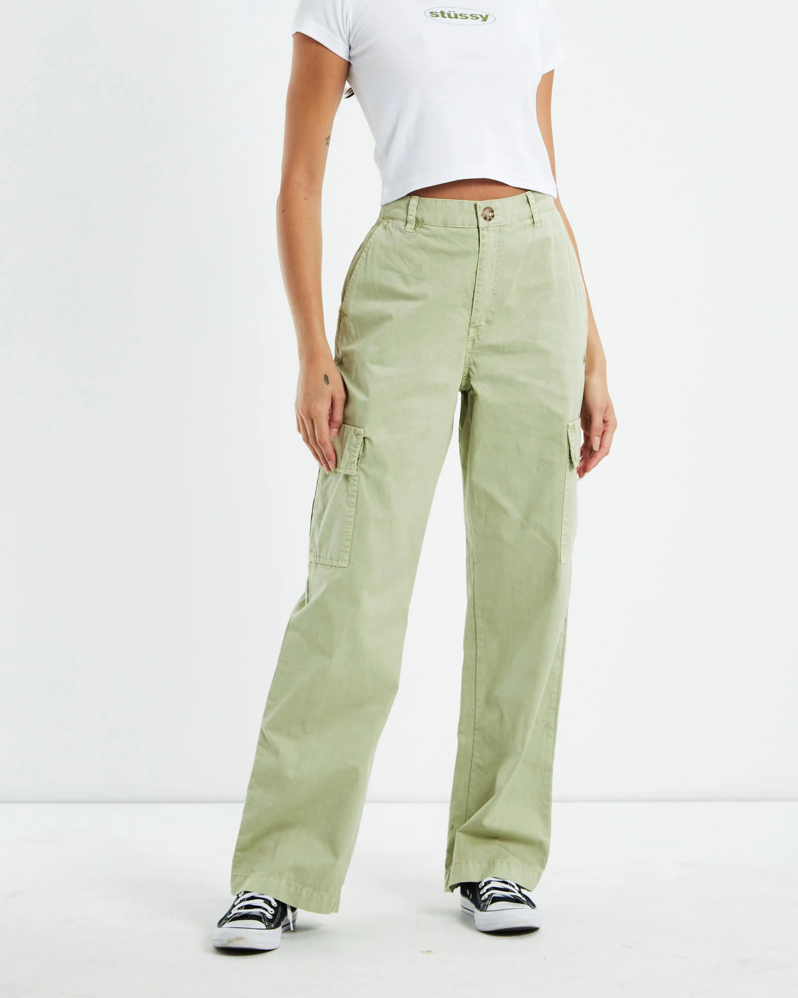Frankie Cargo Pants Moss Green