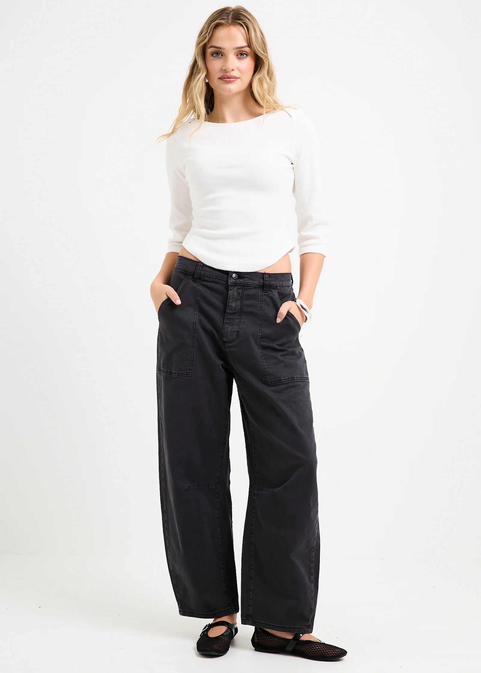 Gigi Barrel Denim Jeans