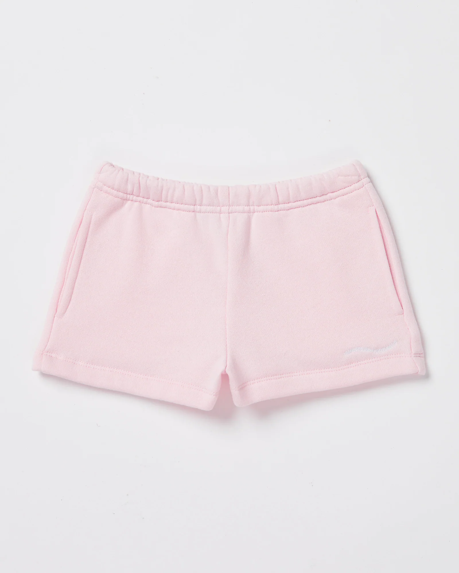 Girls Pull On Fleece Shorts in Ballet Pink - Image 2