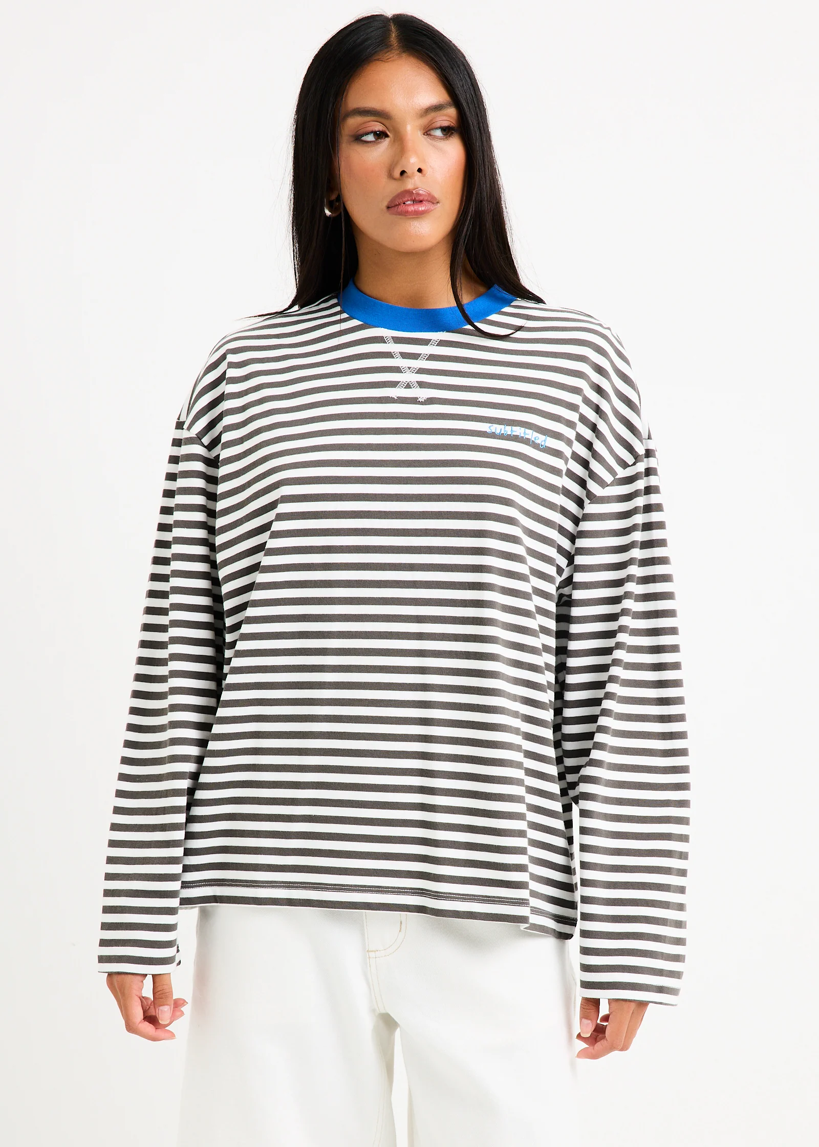 Hilo Striped Long Sleeve Top