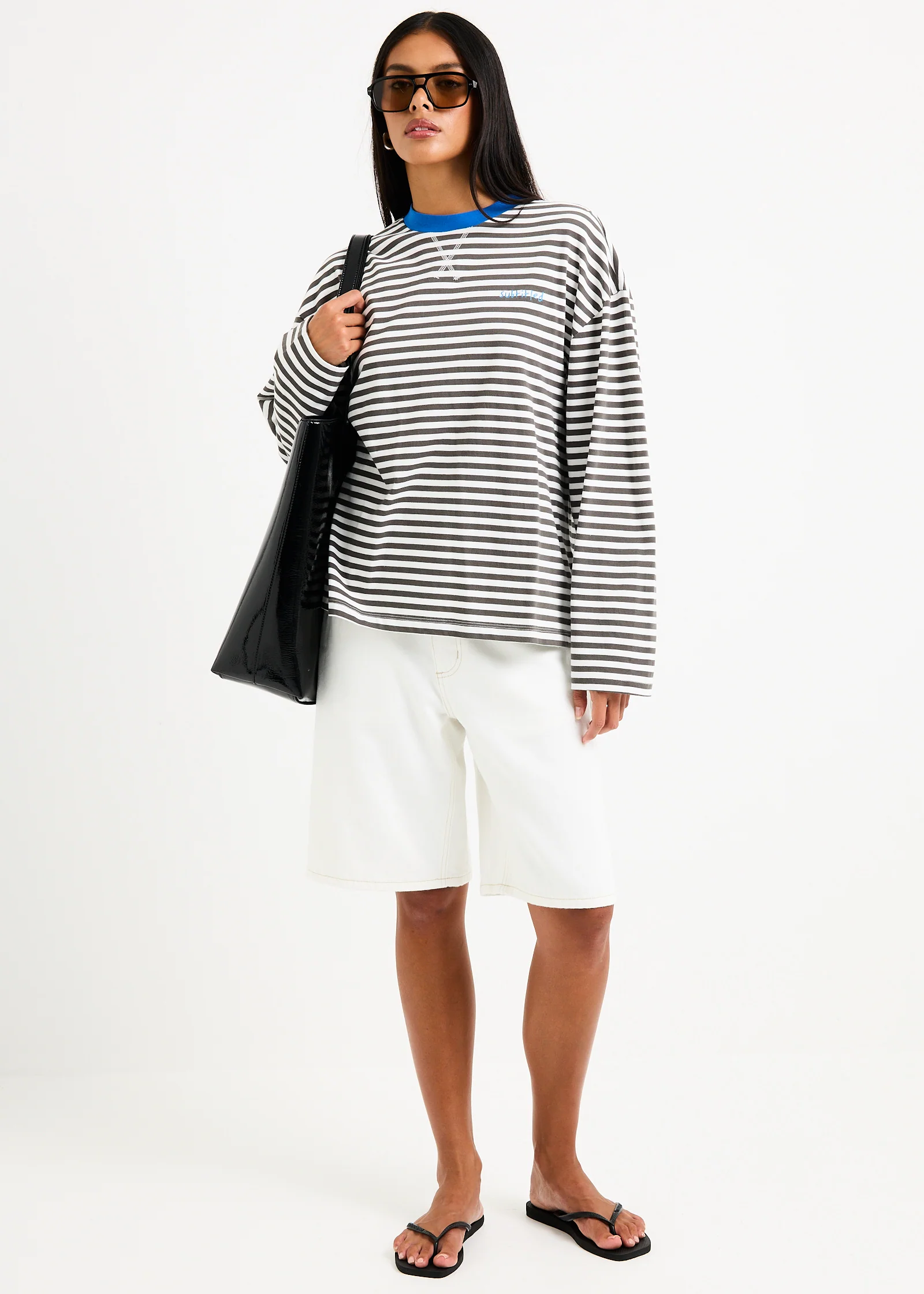 Hilo Striped Long Sleeve Top - Image 2