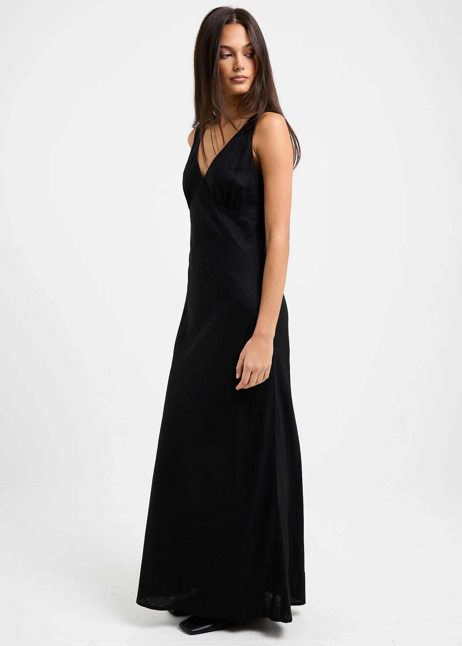 Kaia V Neck Midi Dress - Image 3