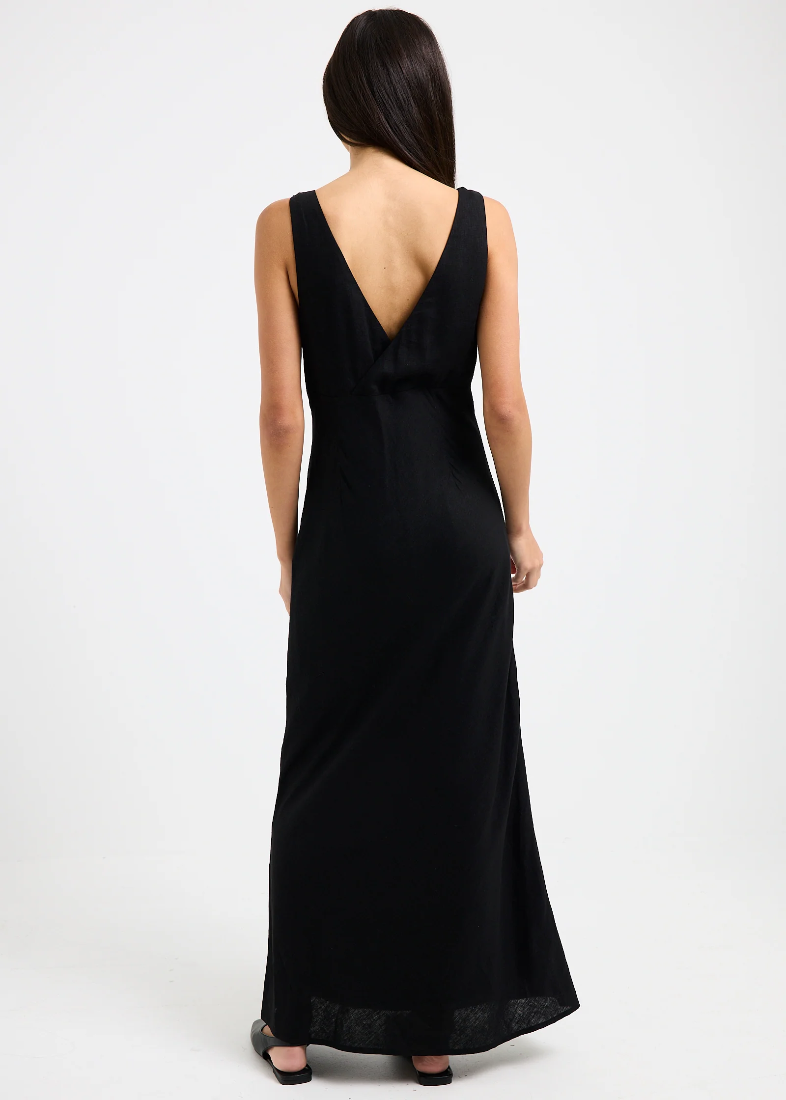 Kaia V Neck Midi Dress - Image 4