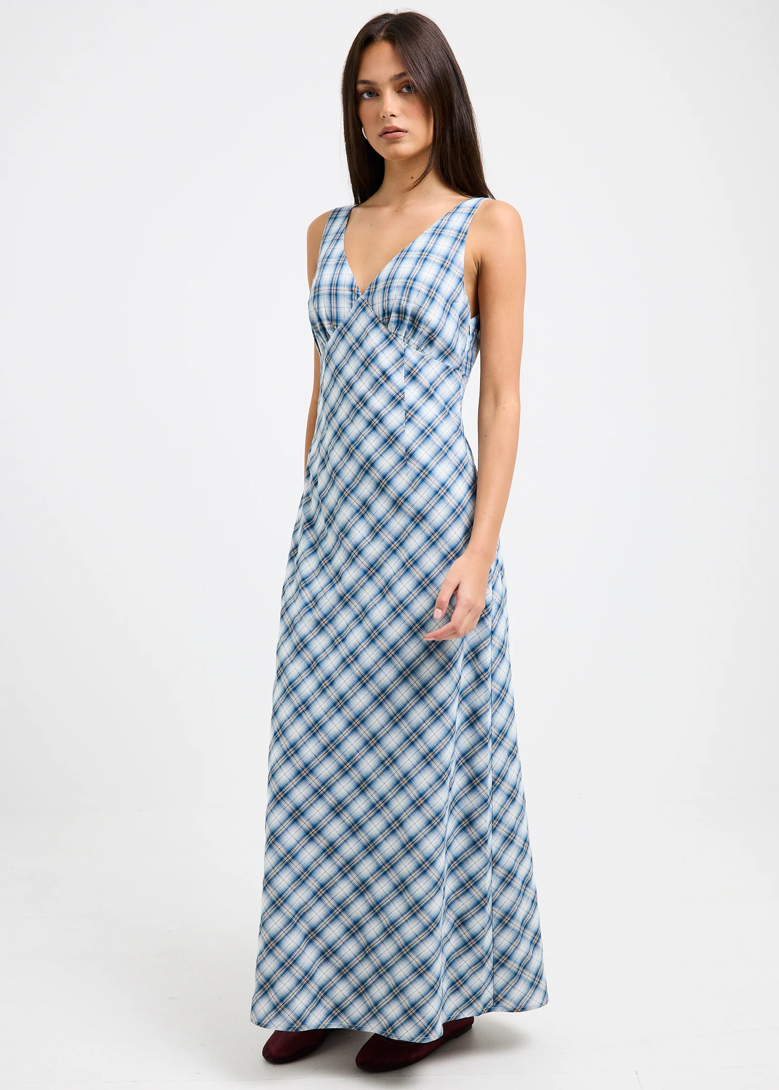 Kaia V Neck Midi Dress - Image 4