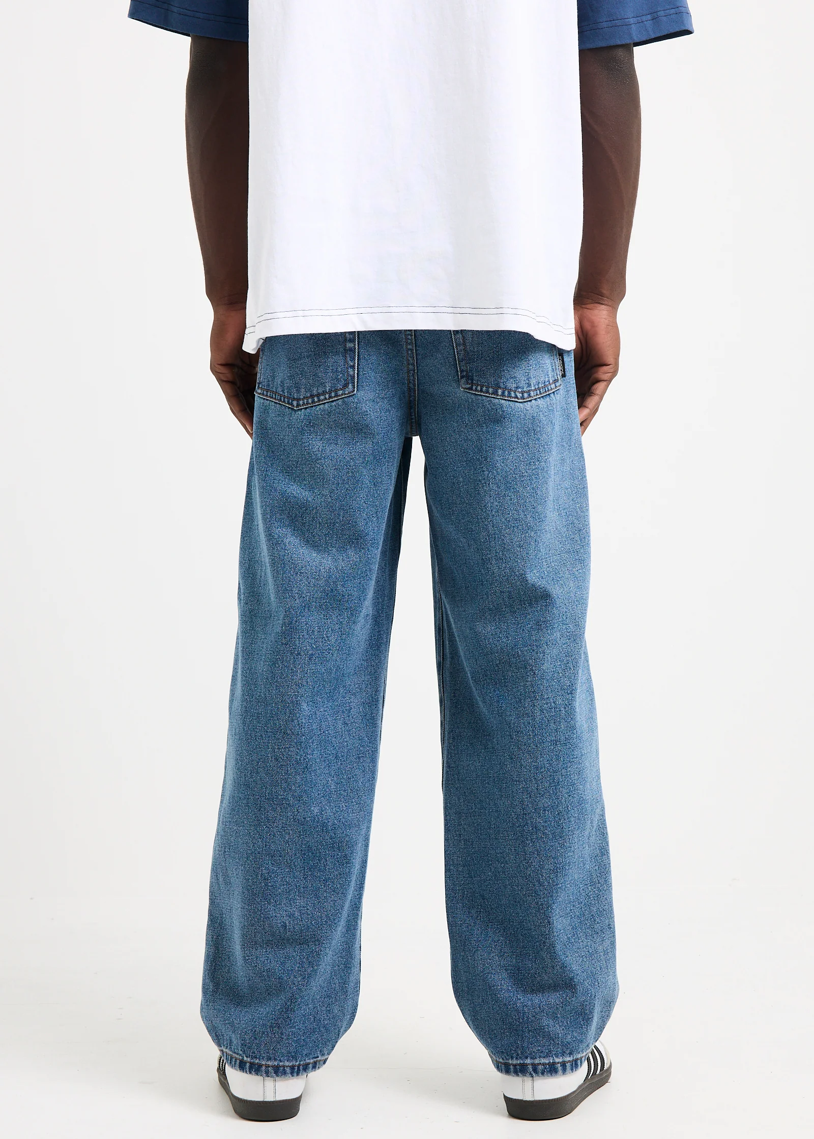 Knocker Wide Leg Denim Jeans - Image 4