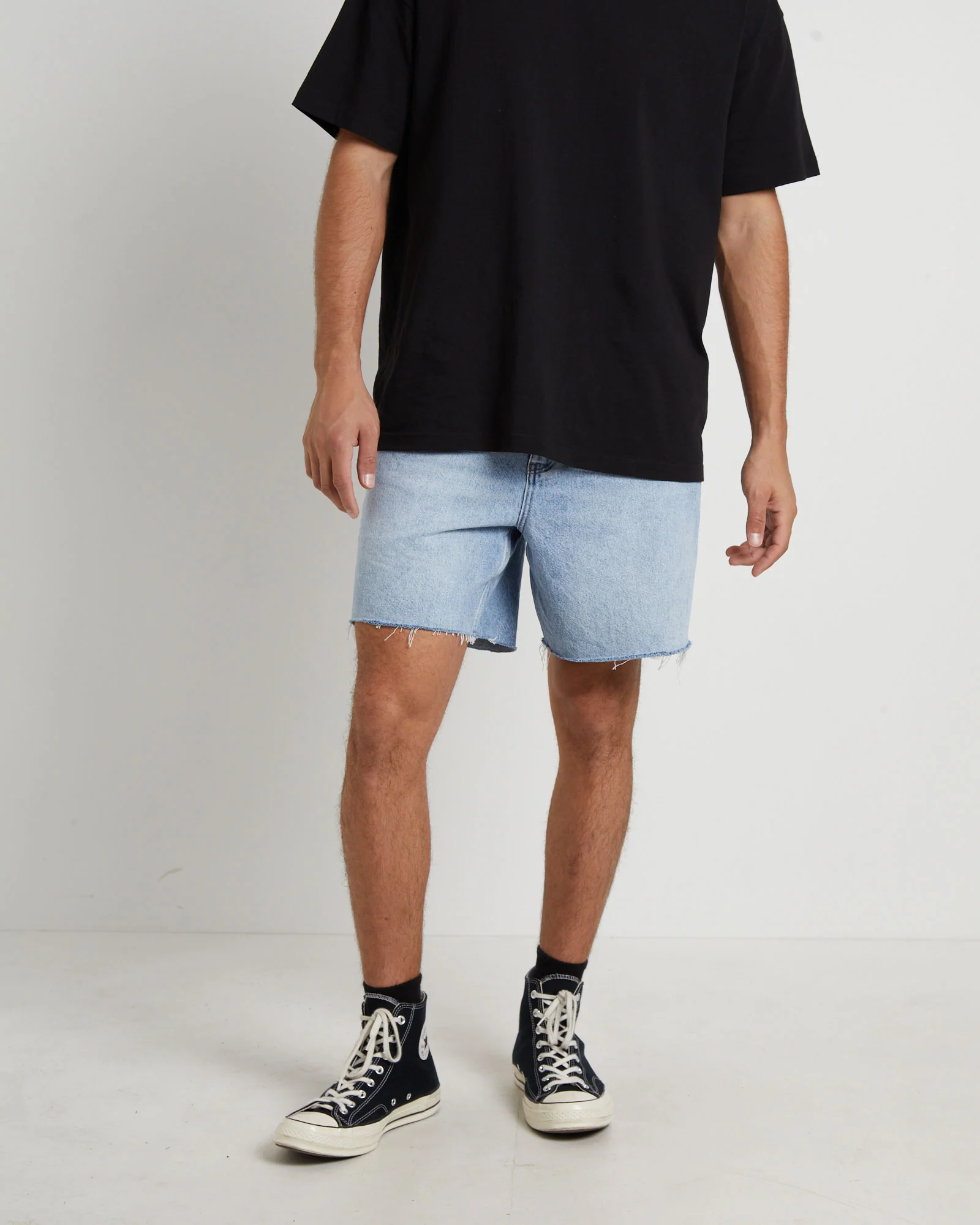 L-Four Baggy Denim Shorts in Raider - Image 2