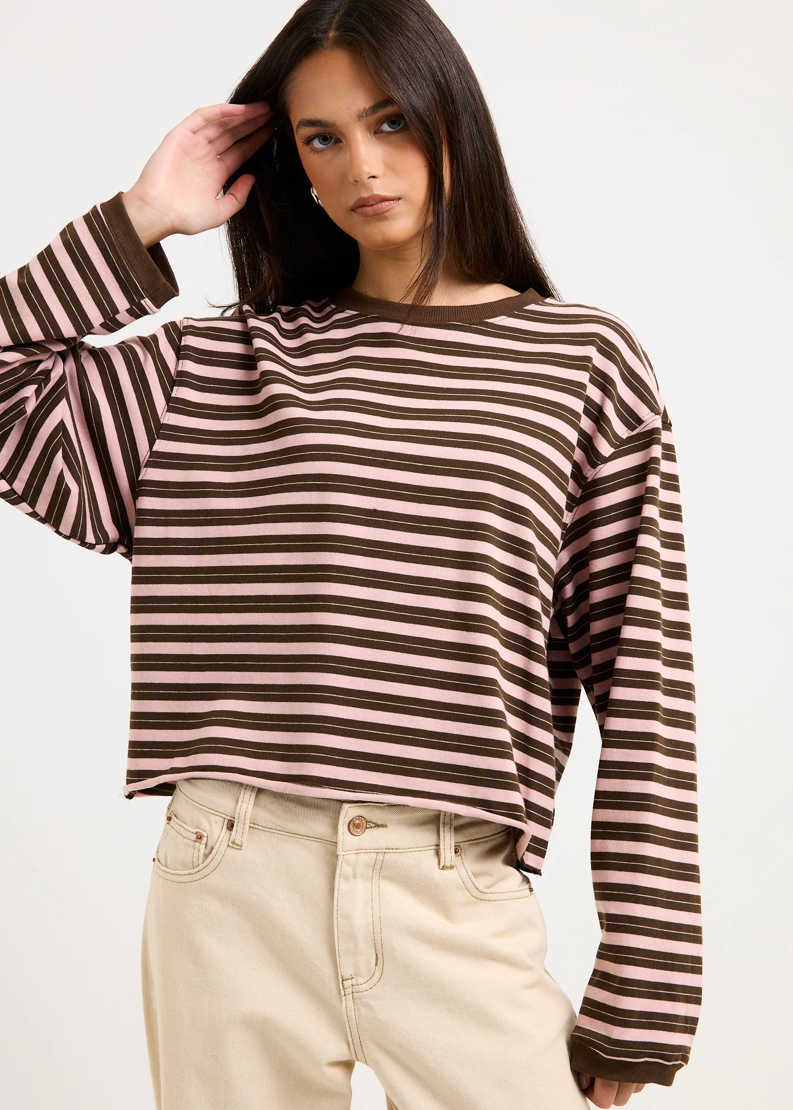 Long Sleeve Stripe Top