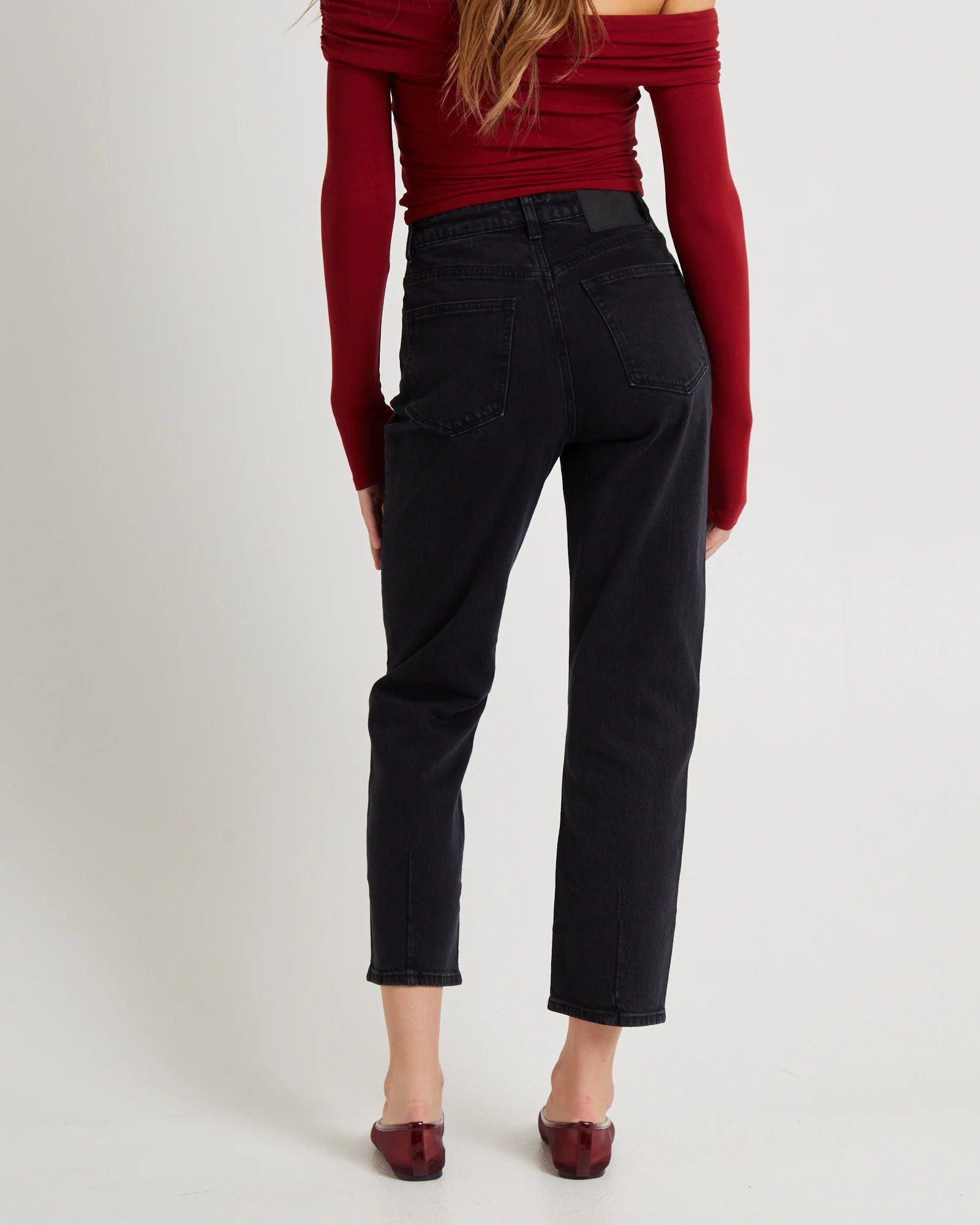 Nico Straight Denim Jeans Blackout - Image 2