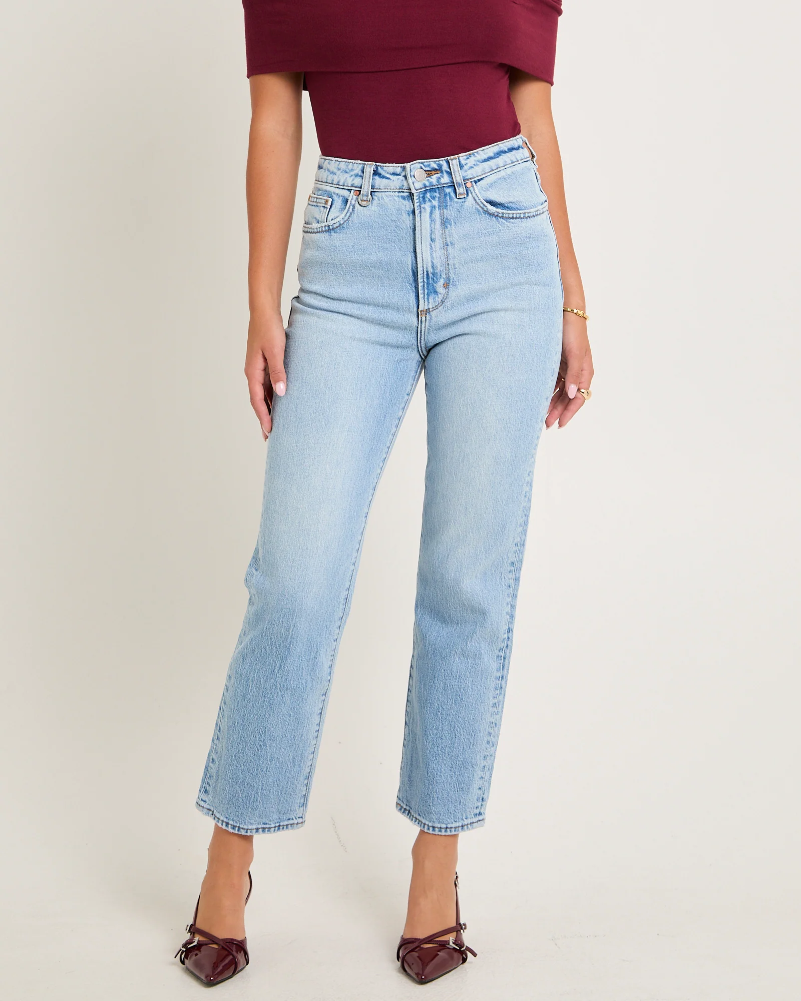 Nico Straight Denim Jeans
