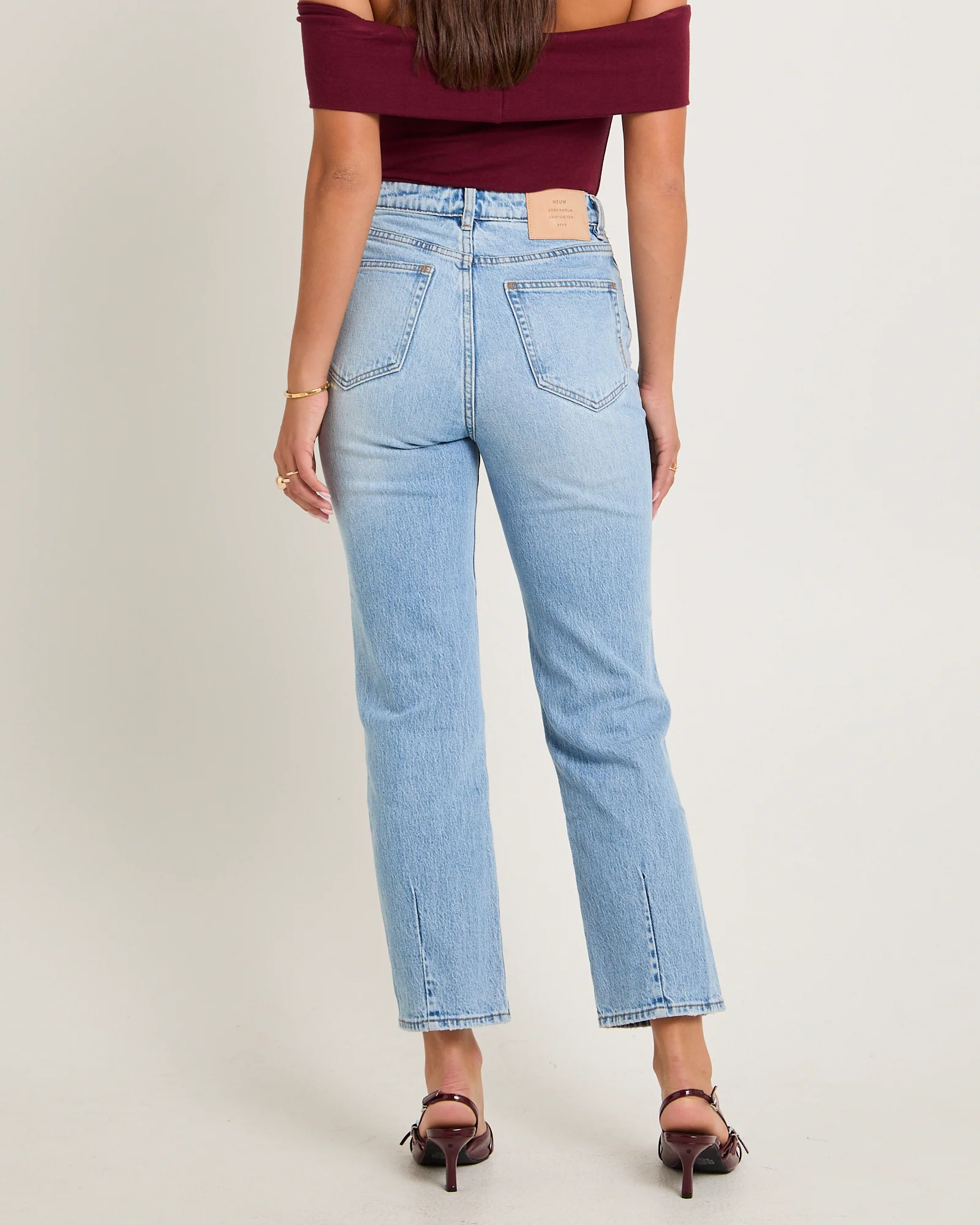 Nico Straight Denim Jeans - Image 2