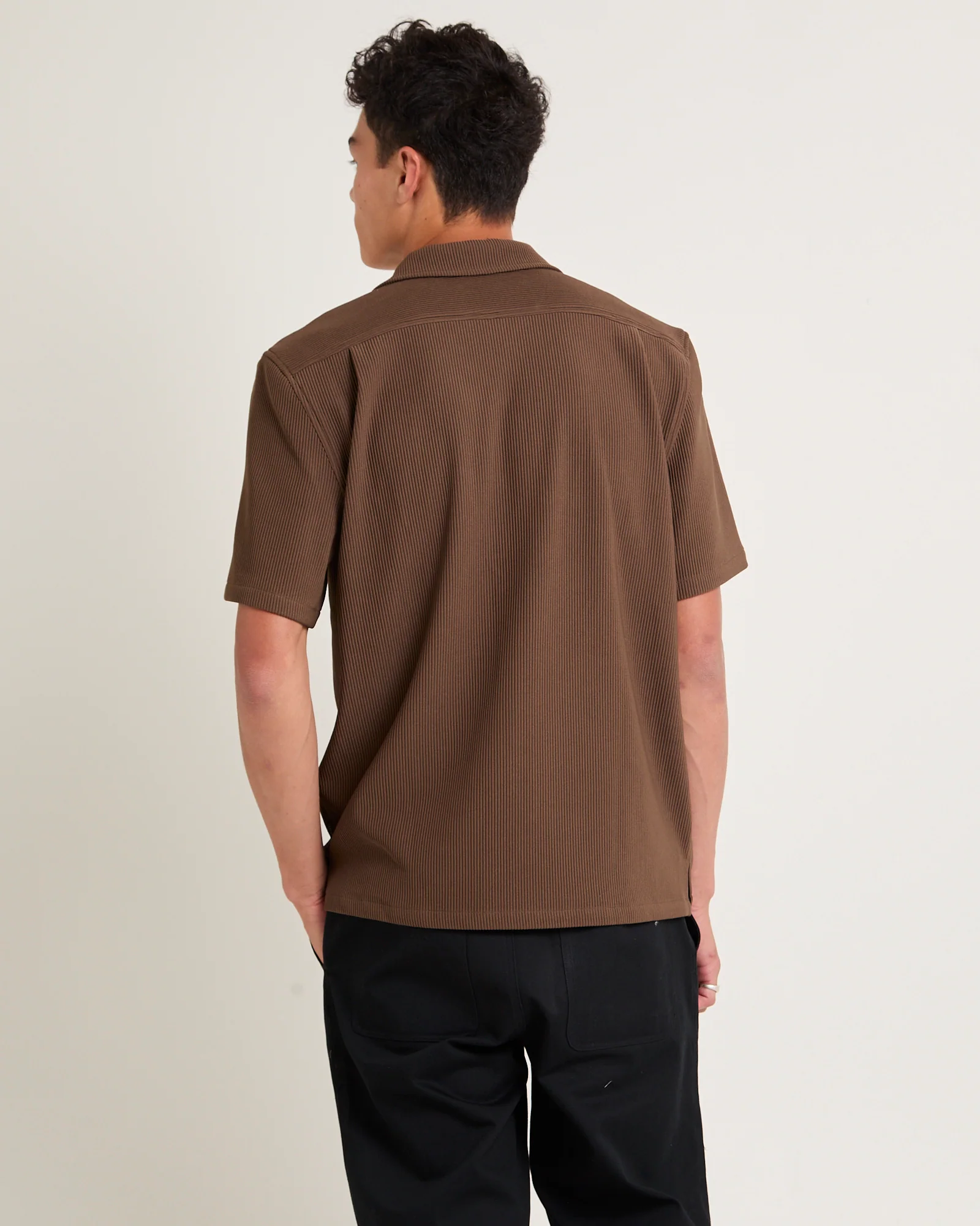Pleated Resort Short Sleeve Shirt - Image 2