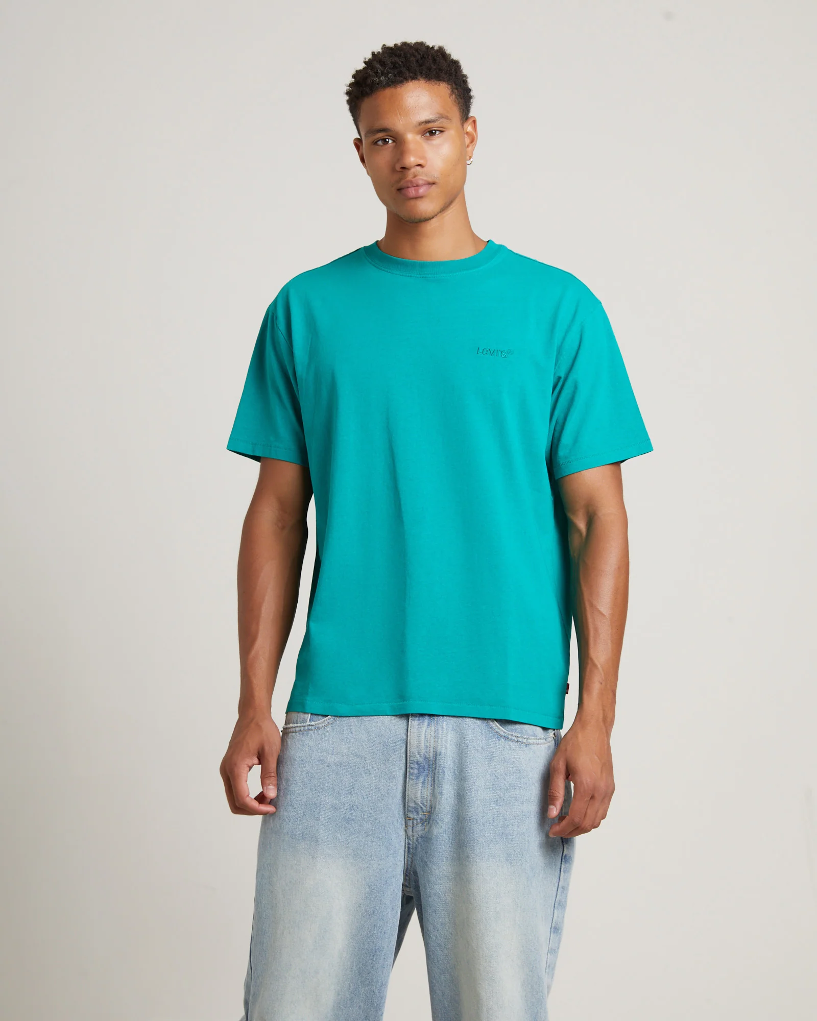 Red Tab Vintage Short Sleeve T-Shirt in Sporting Green