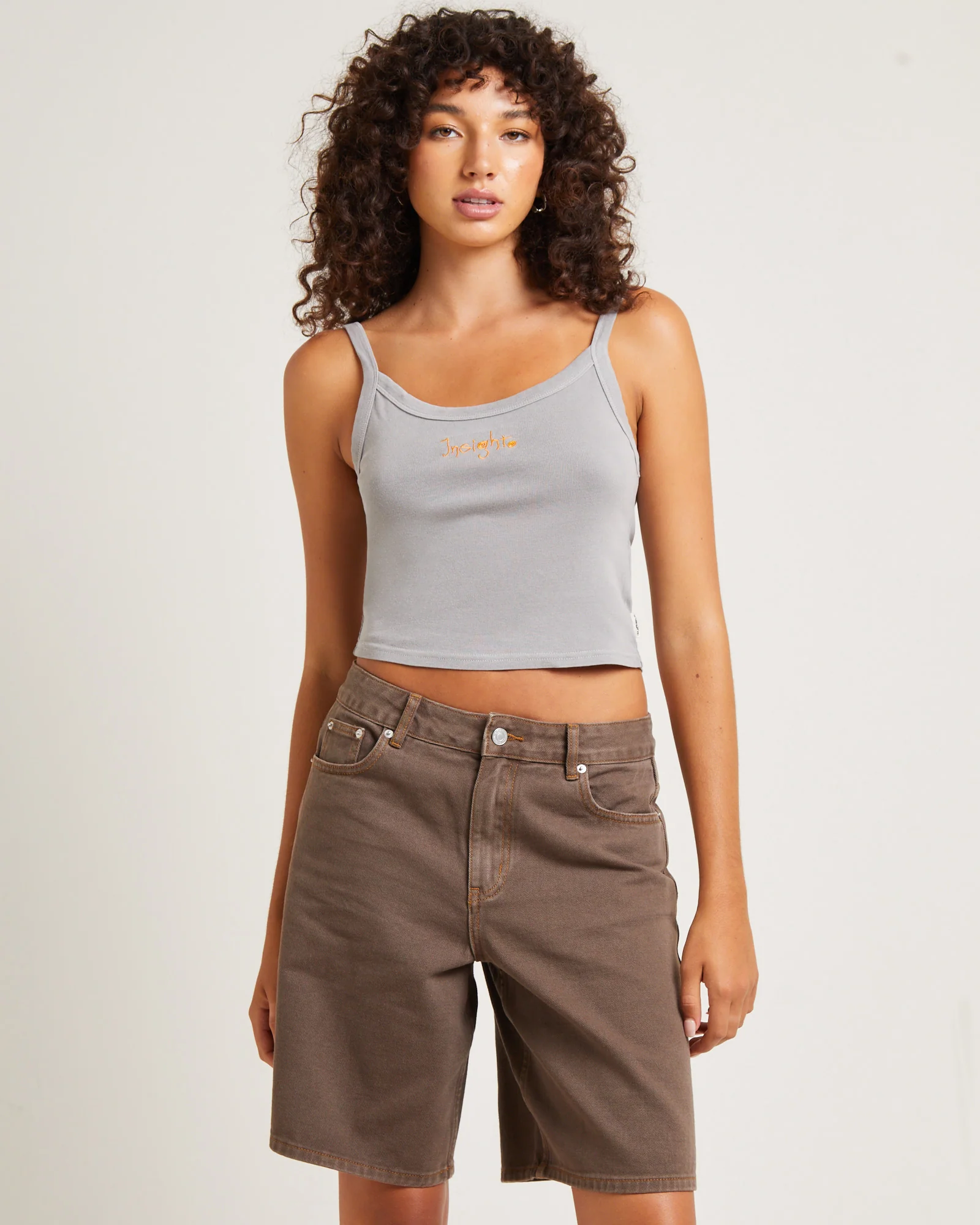 Revolve Tank Top Peat Grey