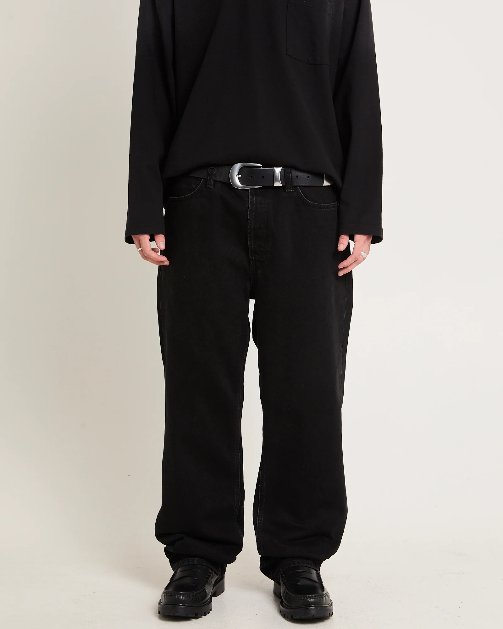 River Baggy Denim Jeans Oxford