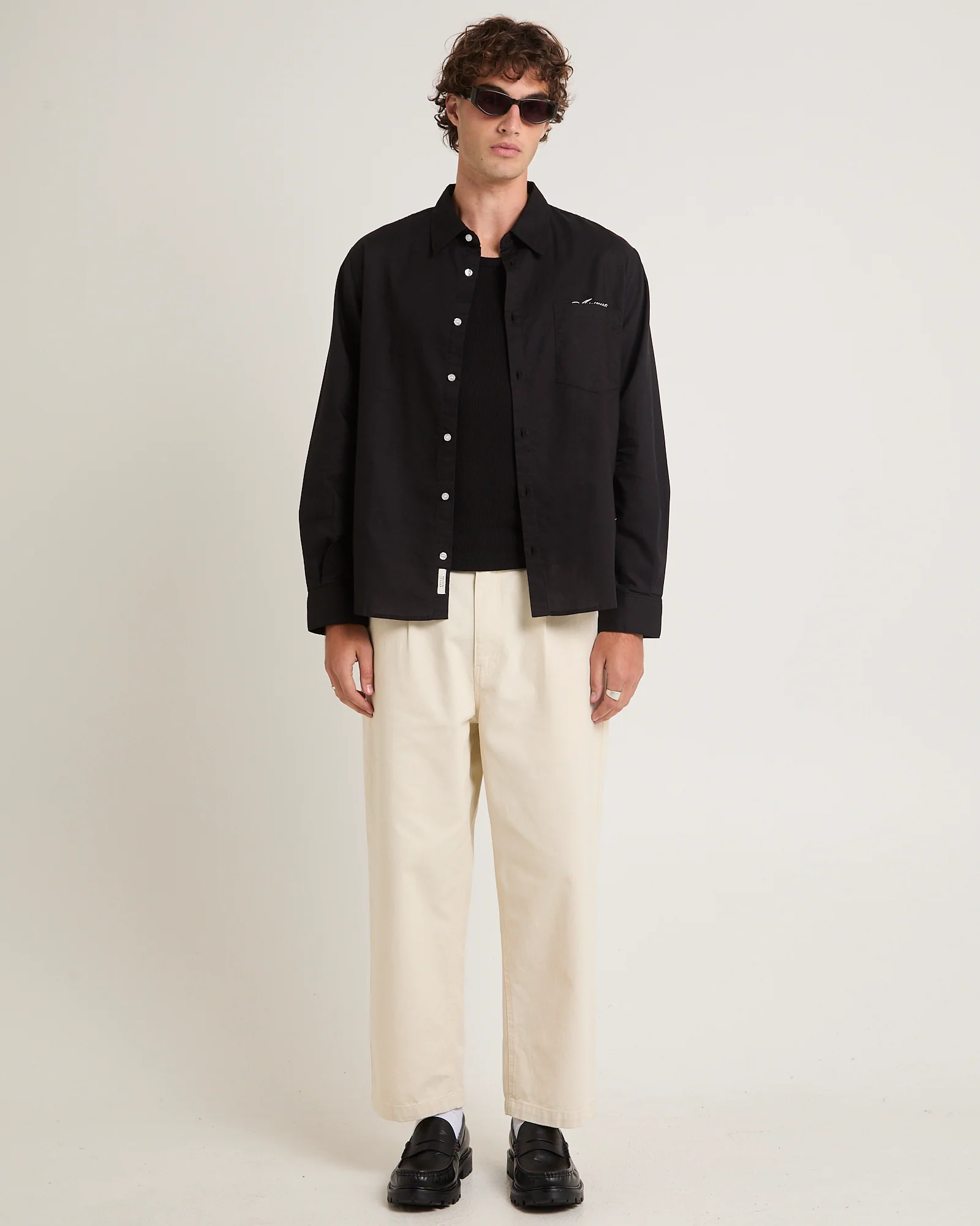 Script Oxford Long Sleeve Shirt