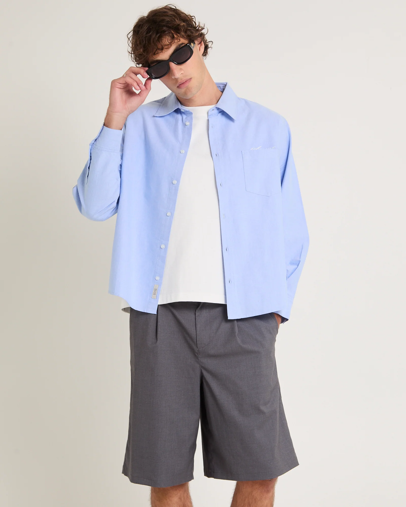 Script Oxford Long Sleeve Shirt