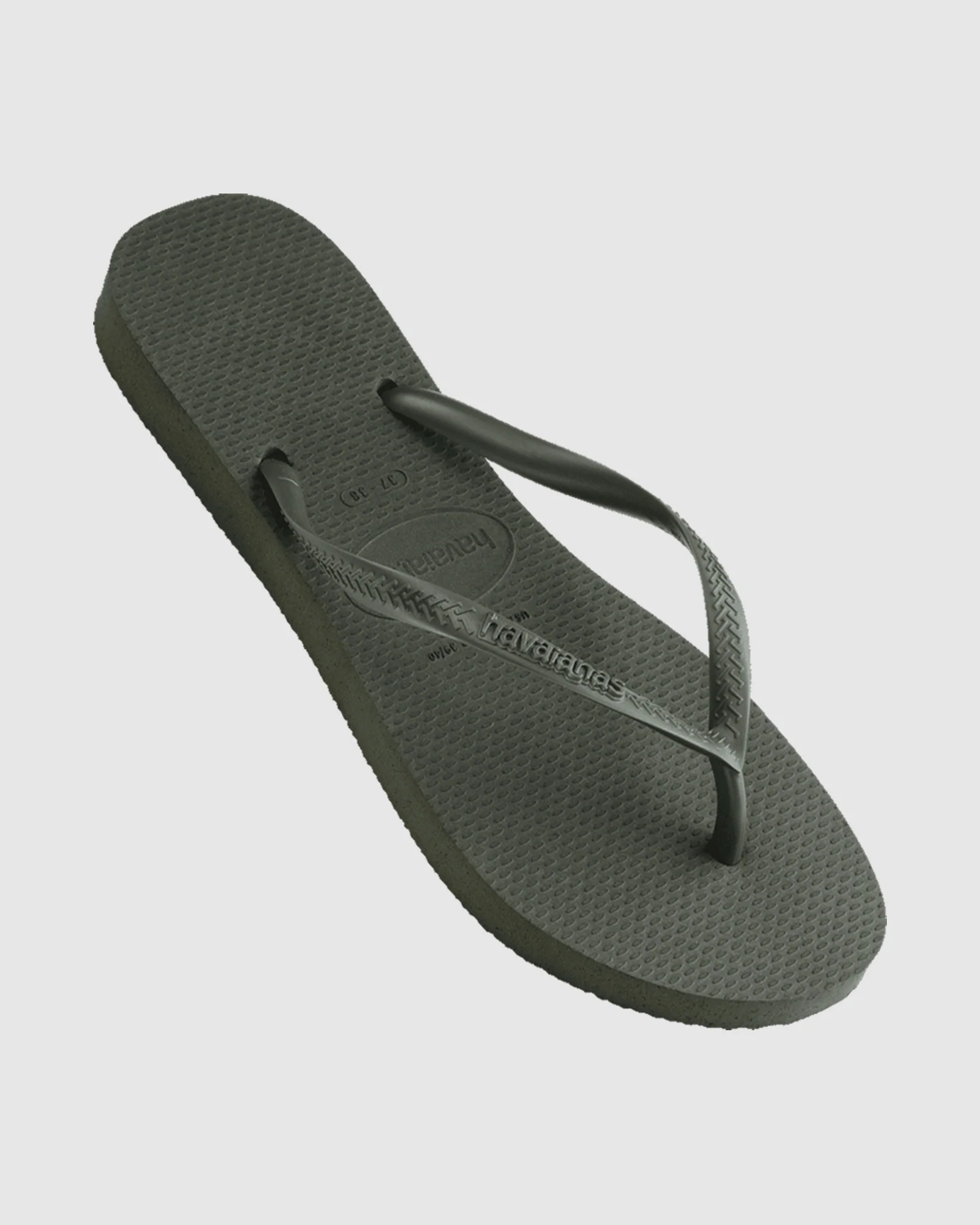 Slim Metallic Thongs