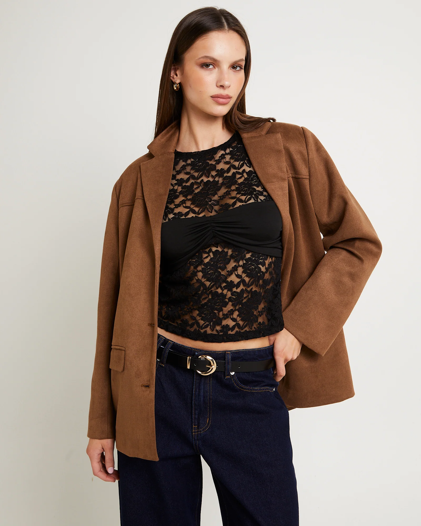 Sophia Suede Blazer