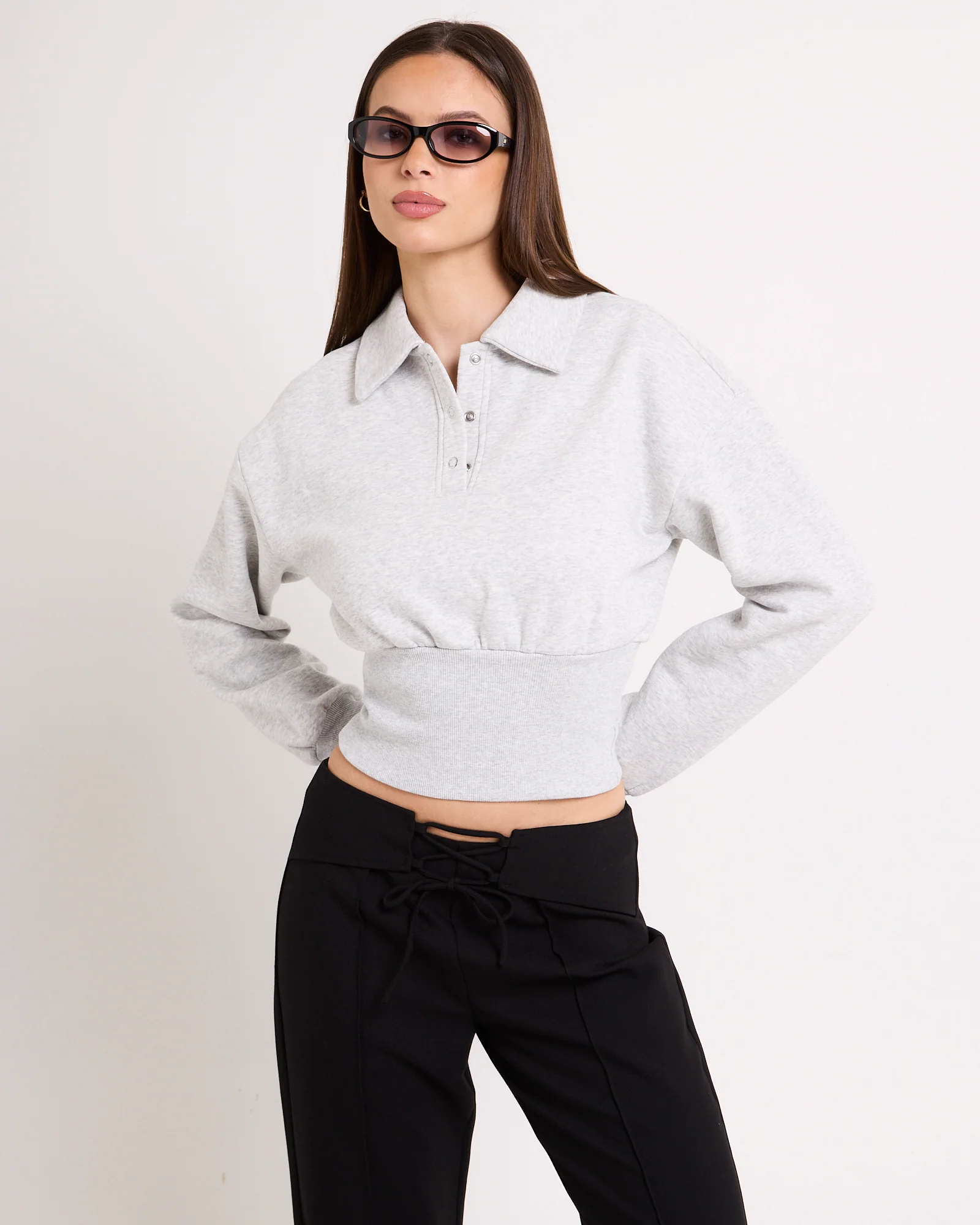 Tori Fleece Button Up