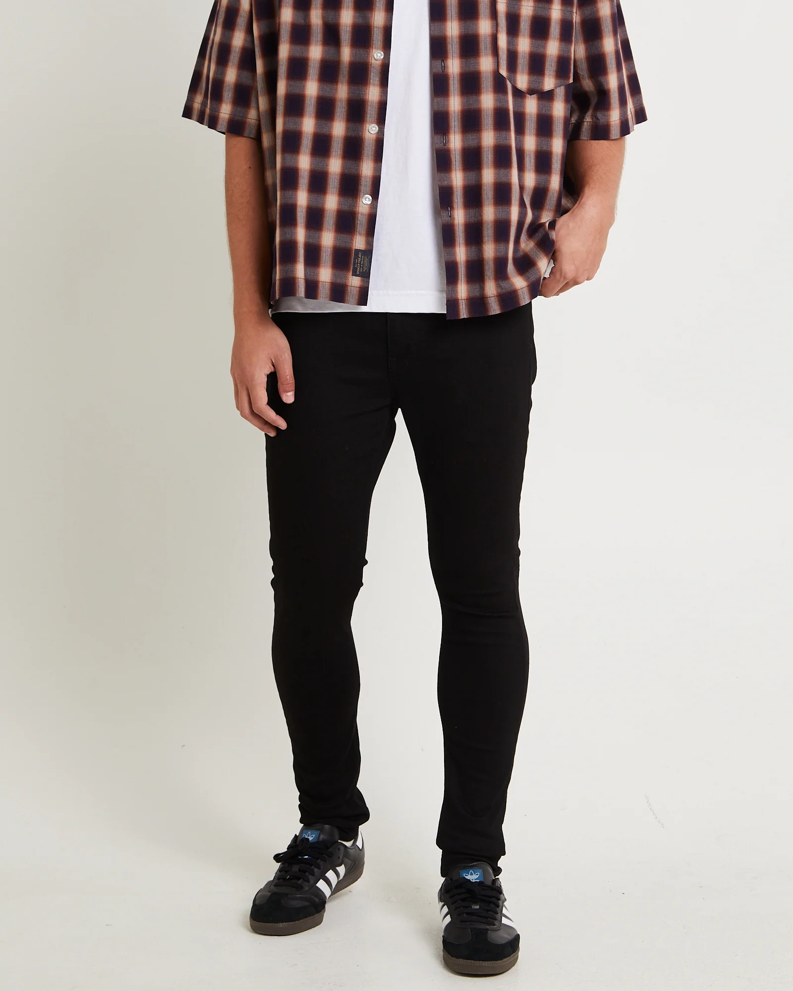 Z-One Skinny Denim Jeans True Black